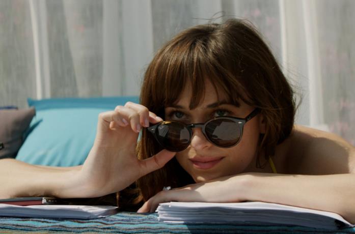 Dakota Johnson in primo piano