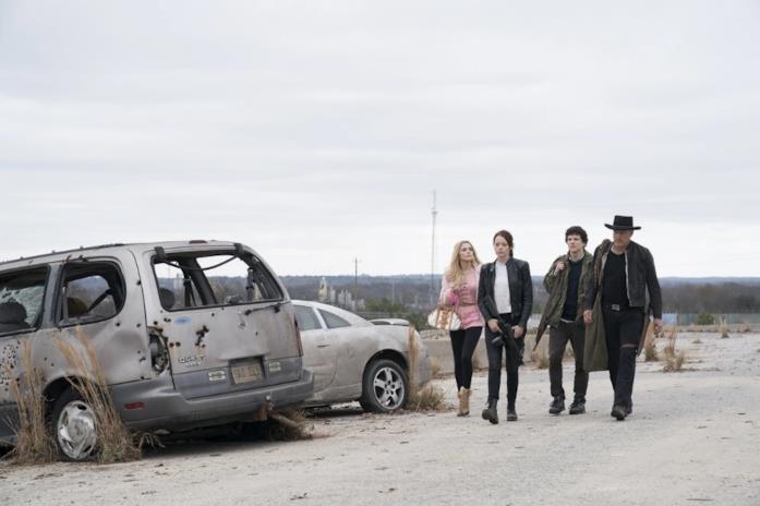 Un'immagine di Zombieland: Double Tap Una sequenza del film Zombieland: Double Tap