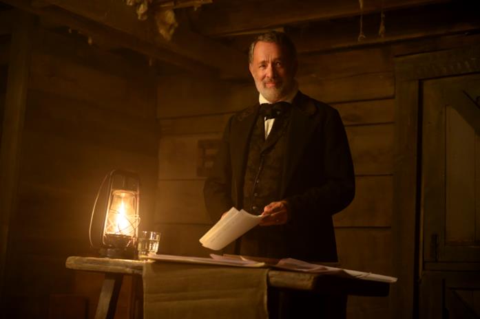 Kidd Tom Hanks durante una lettura