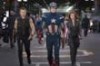 Capitan America, Vedova Nera e Occhio di Falco in The Avengers