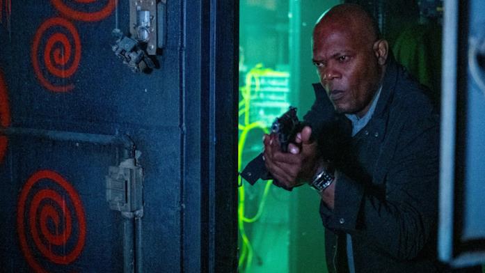 Samuel L. Jackson nei panni di Marcus Banks Marcus Banks sulla scena di uno dei crimini