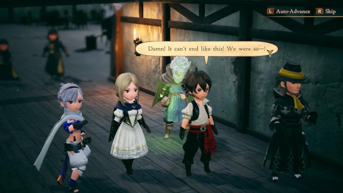 Bravely Default II dialoghi Personaggi scene Bravely Default