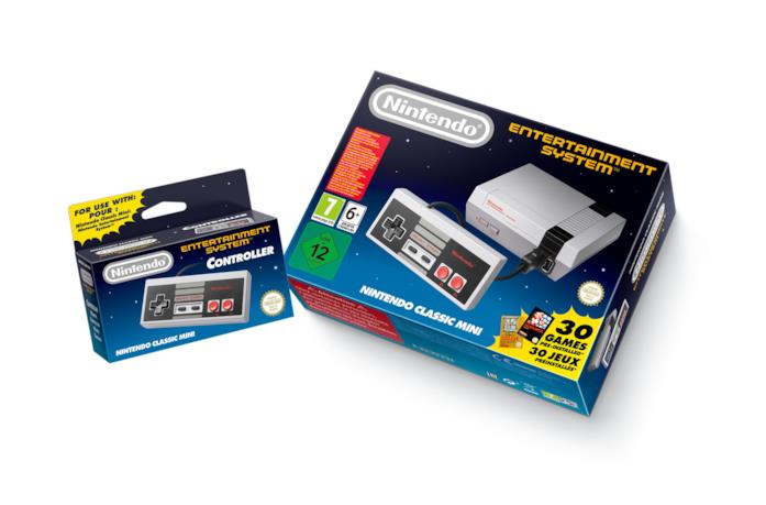 La confezione del Nintendo Classic Mini: NES