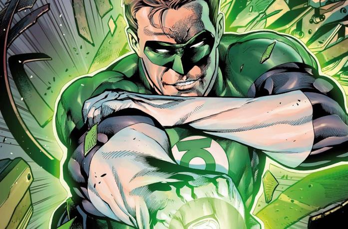 Hal Jordan nei fumetti DC Comics Hal Jordan sta utilizzando il proprio anello