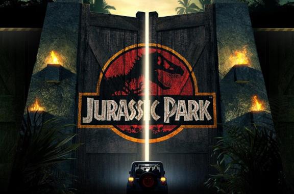 L'ingresso del Jurassic Park