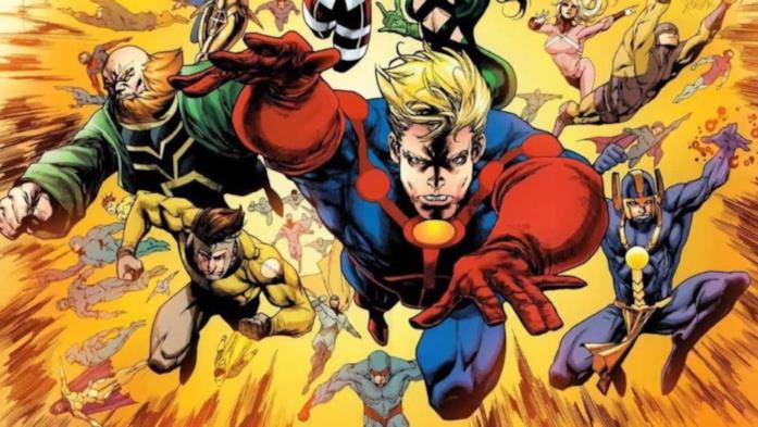 Ikaris e gli altri Eterni in una illustrazione estratta dai Marvel Comics