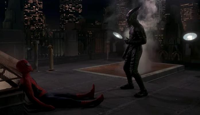 Spider-Man e Goblin a colloquio
