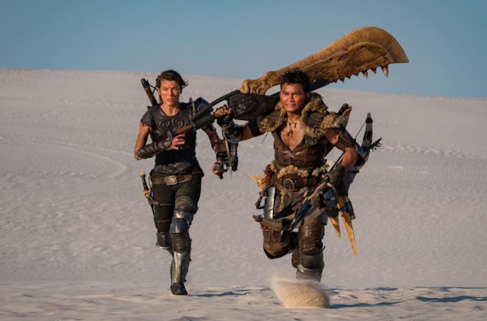 La serie di Resident Evil bloccata, il film di Monster Hunter no Un'immagine di Milla Jovovich e Tony Jaa in Monster Hunter