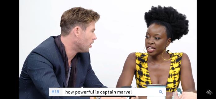 Quanto è potente Captain Marvel? Danai e Chris sulla potenza di Captain Marvel