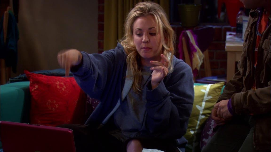 Penny in The Big Bang Theory