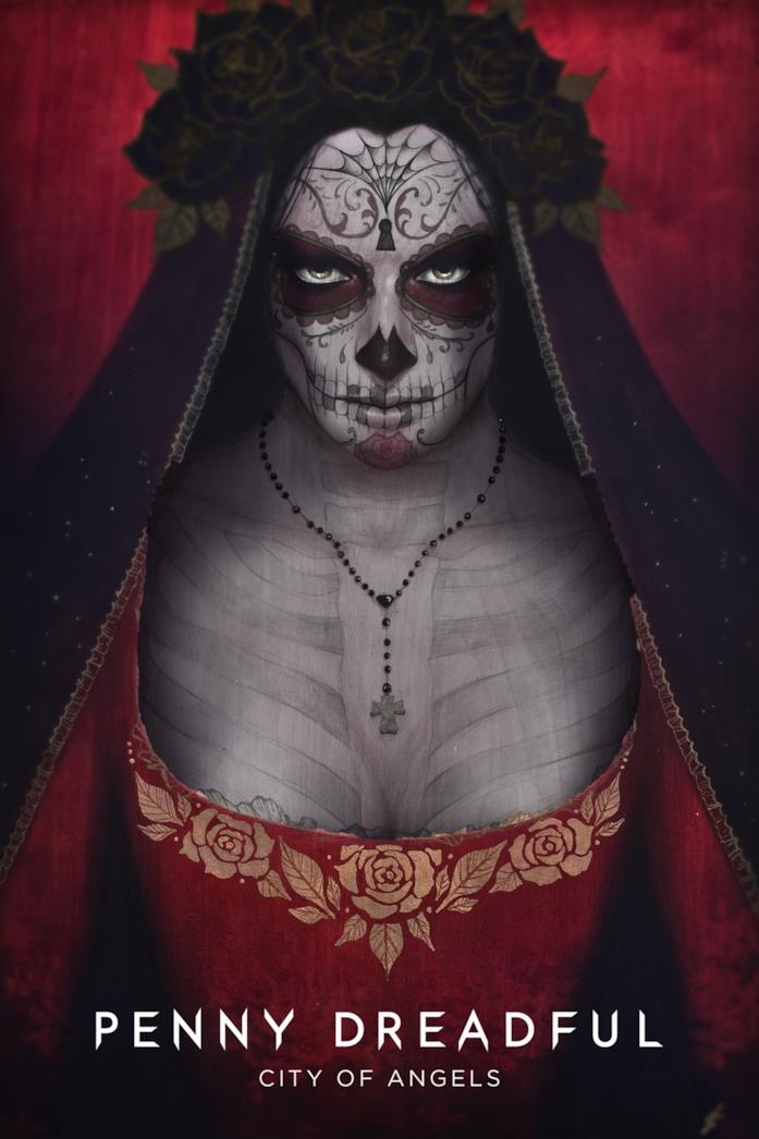 City of Angels sarà lo spin off di Penny Dreadful Locandina pubblicitaria di Penny Dreadful: City of Angels, nella quale è raffigurata la Santa Muerte