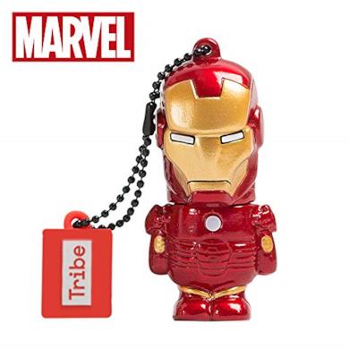 Chiavetta USB 16 GB Iron Man - Memoria Flash Drive 2.0 Originale Marvel Avengers, Tribe FD016504