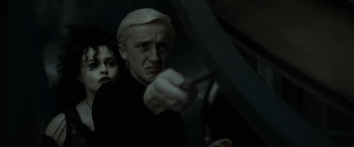 Una scena da Harry Potter e il principe mezzosangue I Mangiamorte entrano a Hogwarts