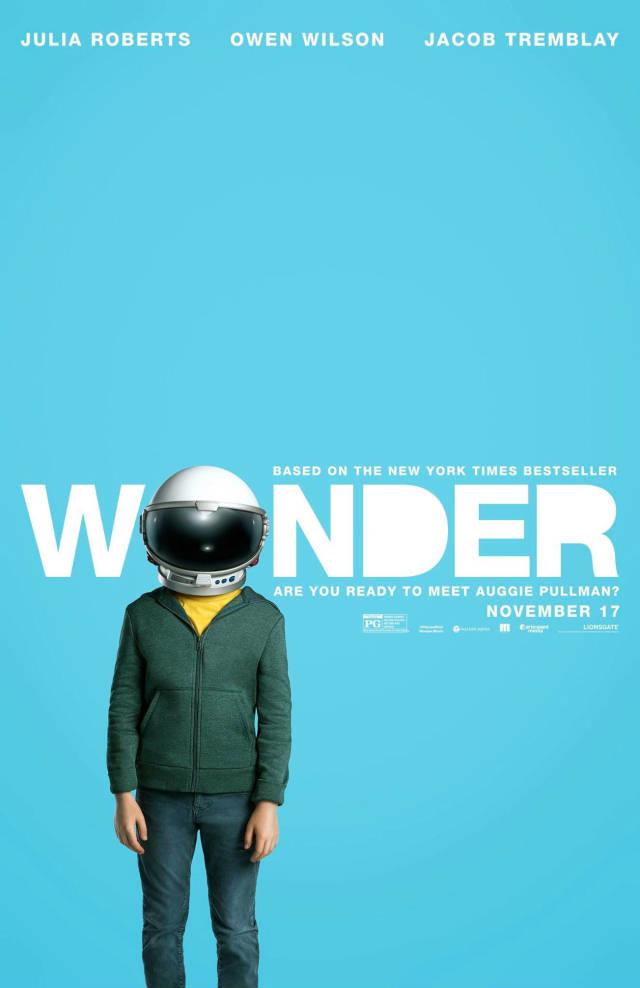 Wonder, il poster ufficiale Wonder, il nuovo film con Jacob Tremblay