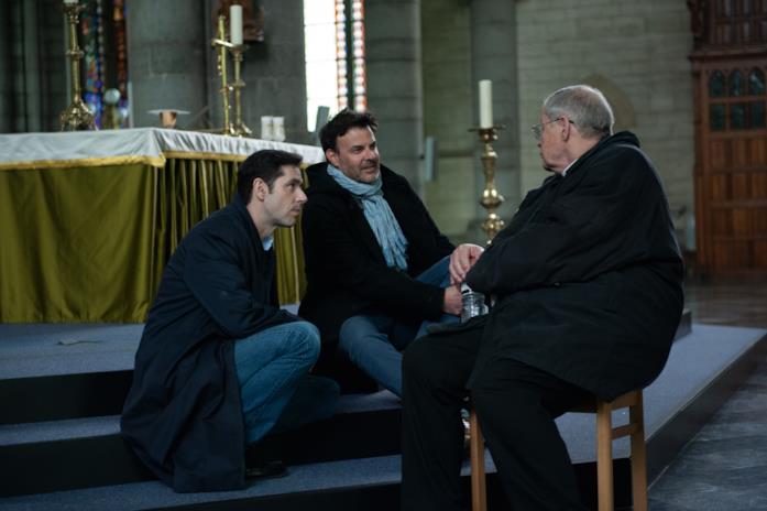 François Ozon François Ozon sul set di Grazie a Dio