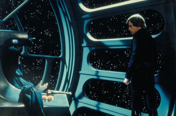 Luke Skywalker e l'Imperatore Palpatine