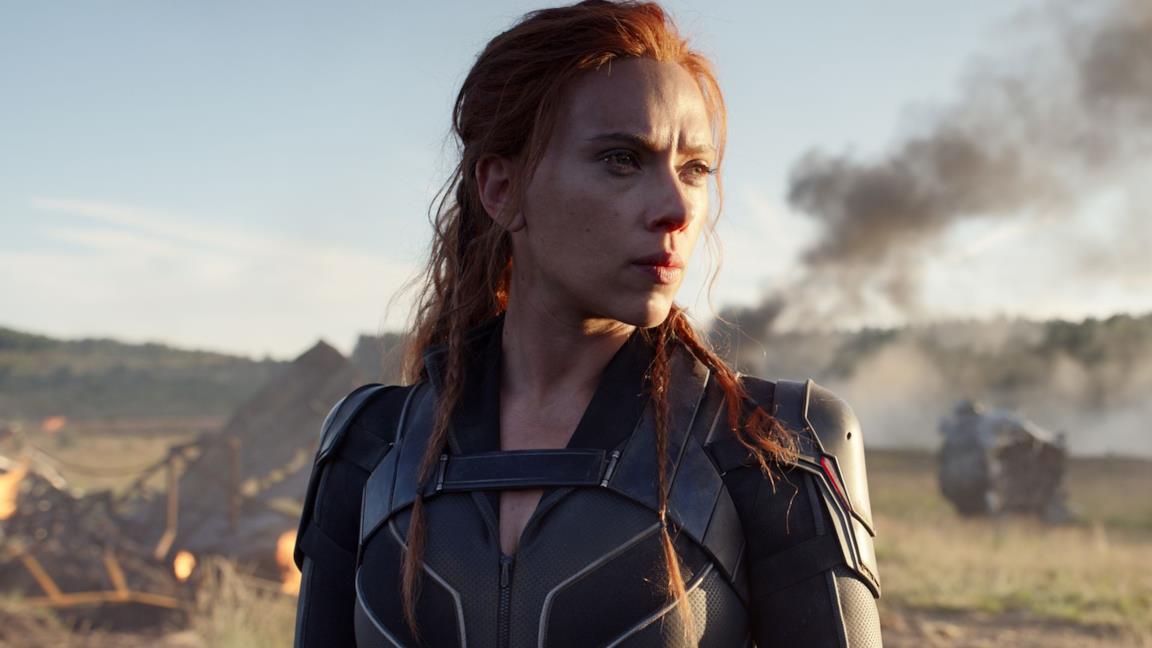 Un'immagine con Scarlett Johansson nei panni di Vedova Nera