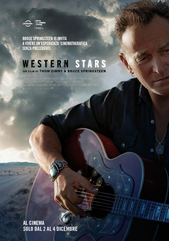 Con Western Stars, Bruce Springsteen sarà dal 2 dicembre nelle sale italiane Il poster di Western Stars