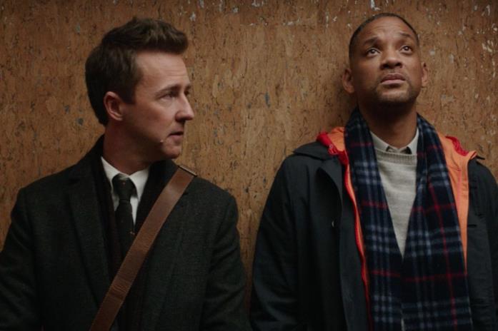 Collateral Beauty Will Smith ed Edward Norton in Collateral Beauty