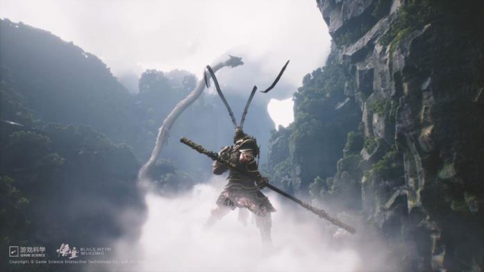 Black Myth: Wukong Una scena del videogame Black Myth: Wukong