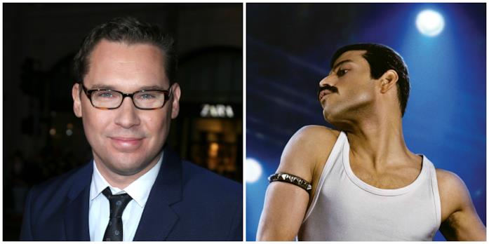 Il regista Bryan Singer e Rami Malek