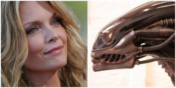 Lo xenomorfo di Alien 3 e Michelle Pfeiffer