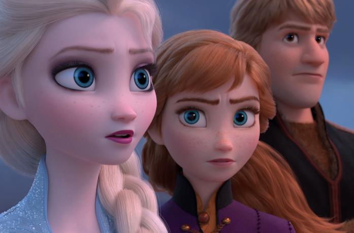 Elsa, Anna e Kristoff