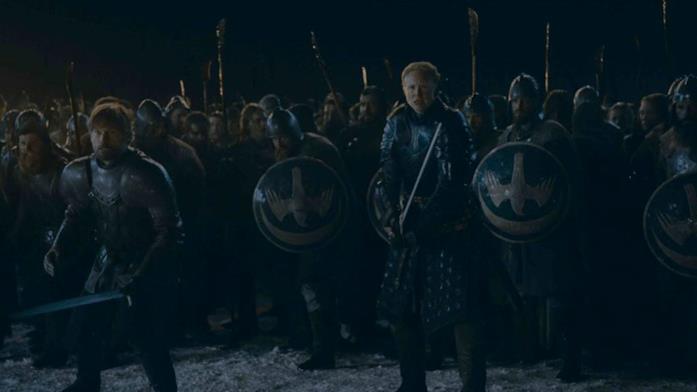 GoT 8x03: Brienne e Jaime GoT 8x03: Brienne e Jaime pronti all'attacco