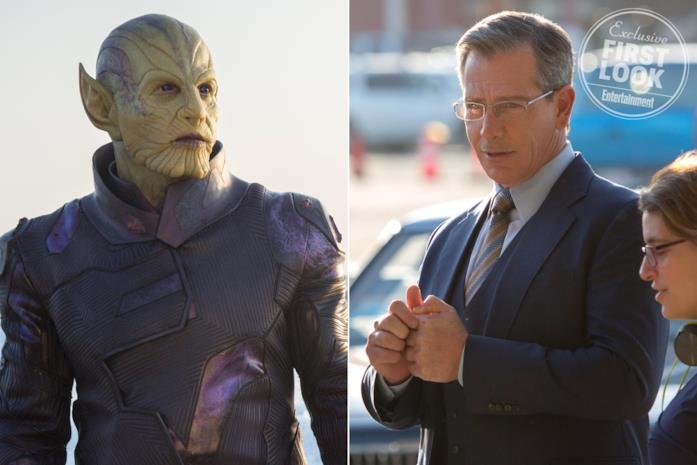 Ben Mendelsohn, il villain di Captain Marvel Ben Mendelsohn in versione umana e Skrull