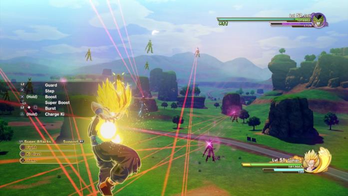 Dragon Ball Z Kakarot Gohan vs Cell Gohan contro Cell