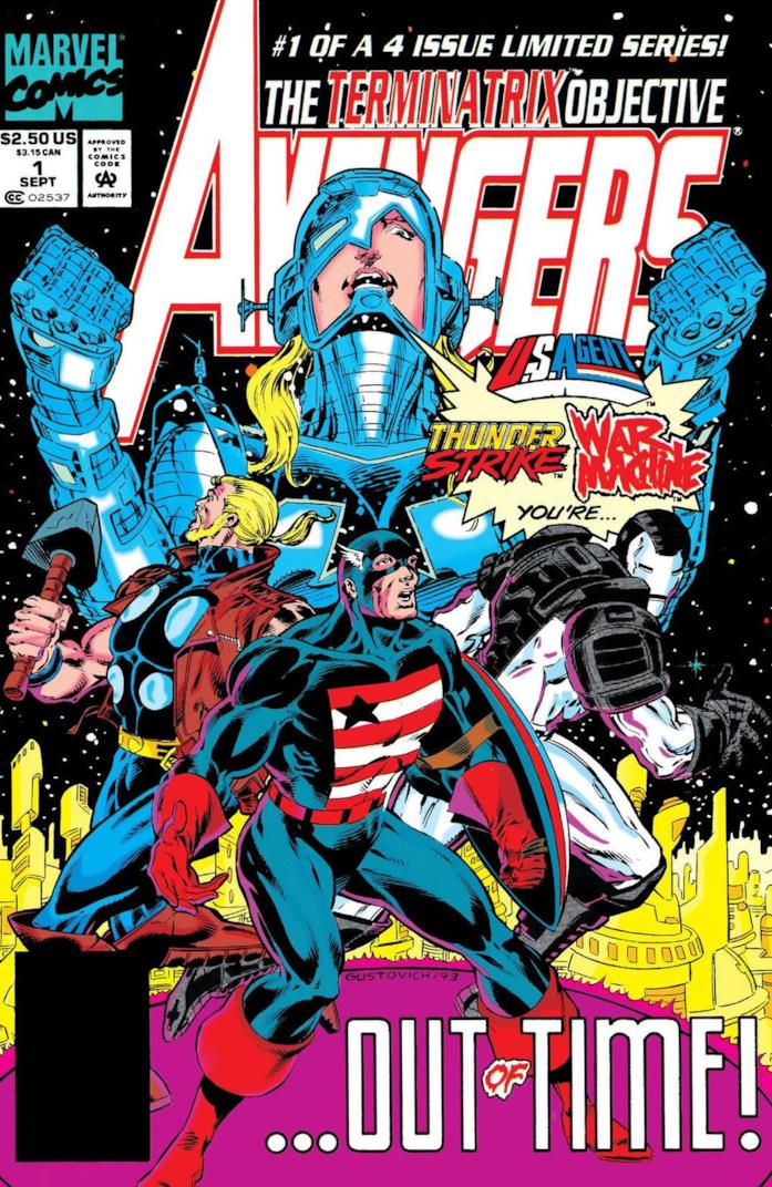 Alioth tra MCU e fumetti U.S. Agent, War Machine e altri nella cover di Avengers: The Terminatrix Objective
