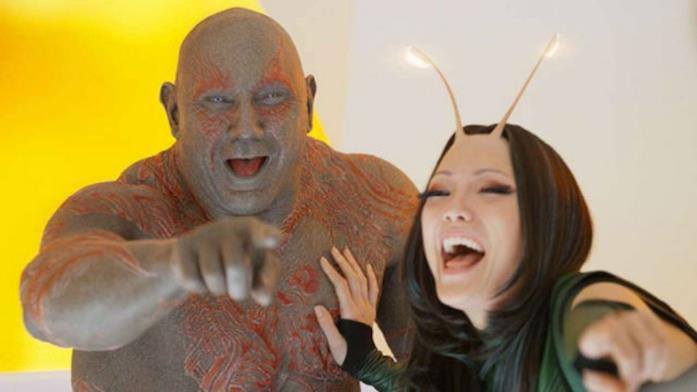 Un'immagine di Drax e Mantis
