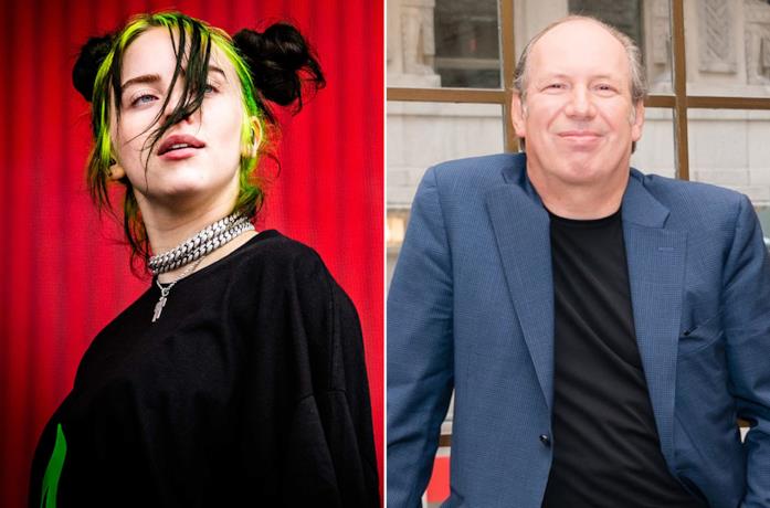 Billie Eilish e Hans Zimmer in occasione di due eventi