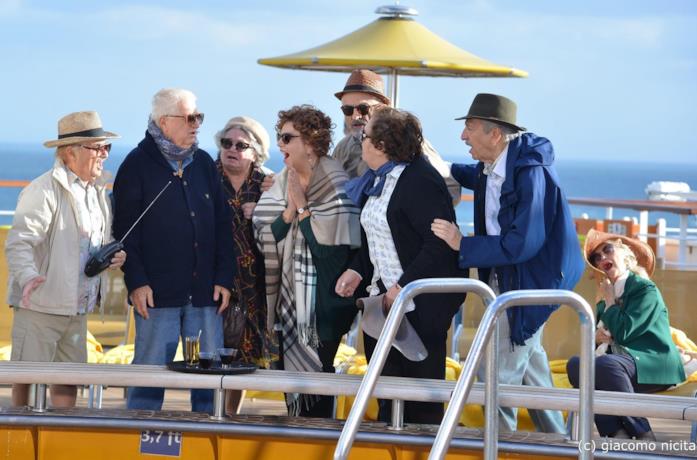 Il cast del film Il crimine non va in pensione
