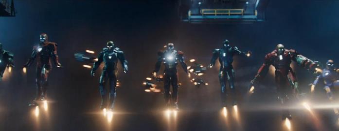 Le armature di Iron Man 3 Iron Man 3 e alcune armature