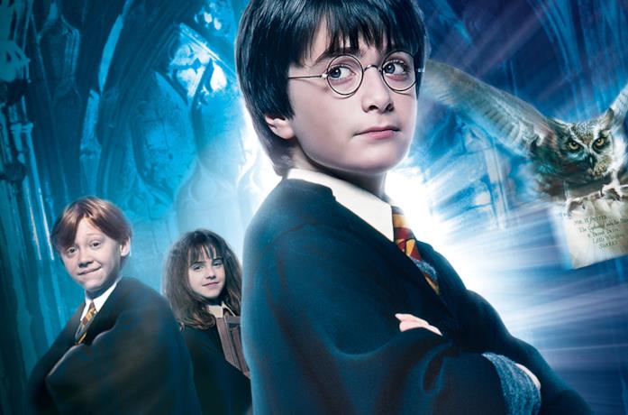 Un'immagine di Harry, Ron e Hermione