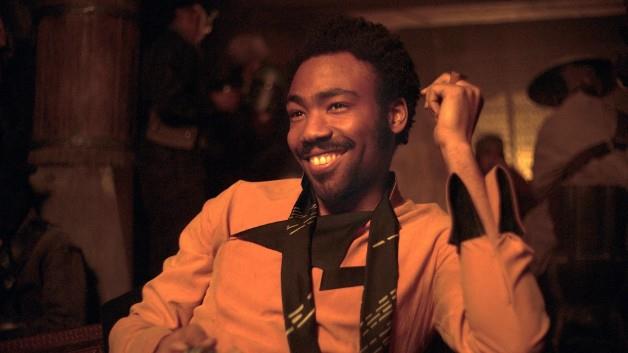 Donald Glover nei panni di Lando Calrissian