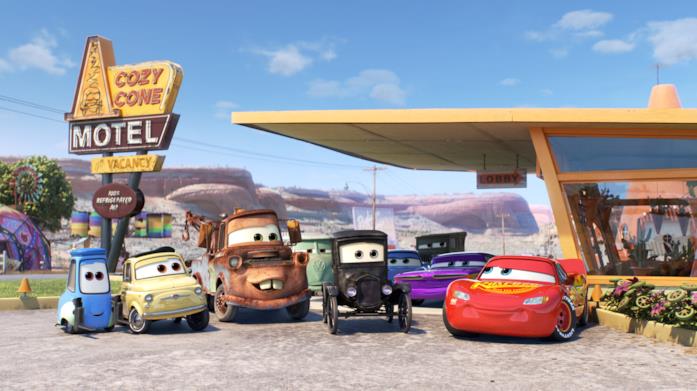 Cars è uno dei protagonisti di Pixar Popcorn I protagonisti di Cars