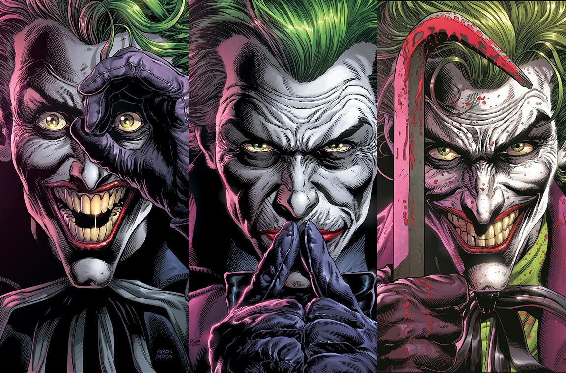 Batman: Three Jokers, l'immagine usata per una delle copertine del fumetto