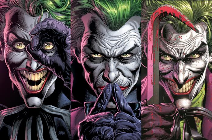 Batman: Three Jokers, l'immagine usata per una delle copertine del fumetto