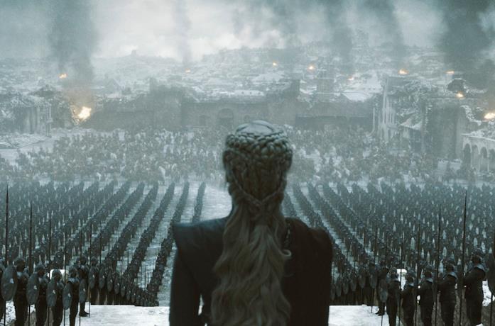 Daenerys Targaryen nel finale di Game of Thrones