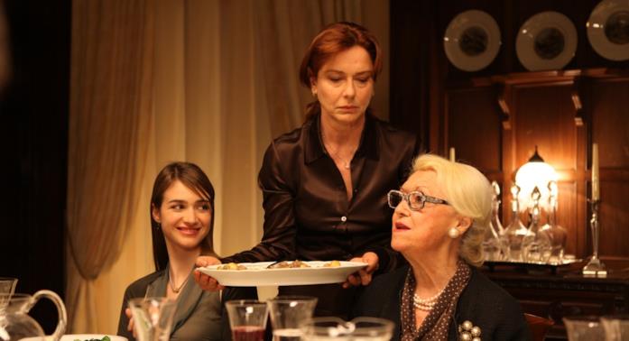 Le attrici Gisella Sofio, Monica Guerritore e Nadir Caselli Gisella Sofio, Monica Guerritore e Nadir Caselli