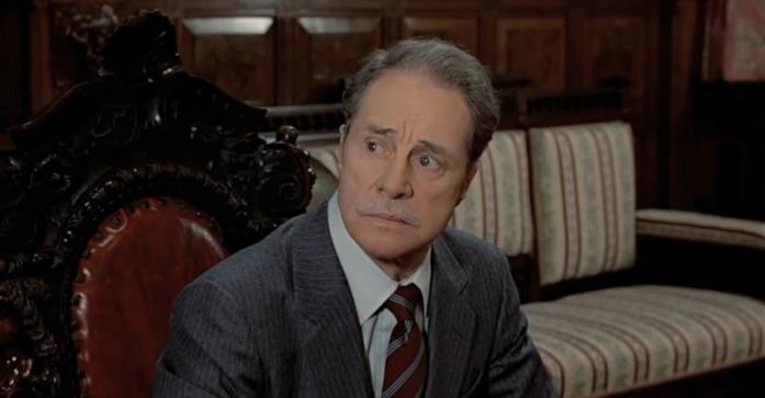 Don Ameche interpreta Mortimer Duke in Una poltrona per due Un'immagine di Don Ameche in Una poltrona per due