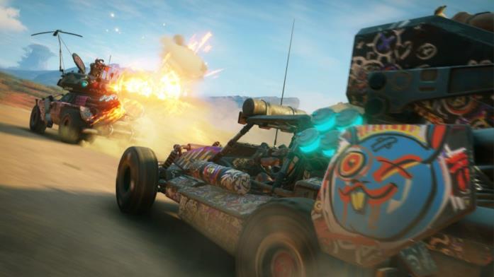 Rage 2 corse in stile Mad Max Rage 2 veicoli da battaglia