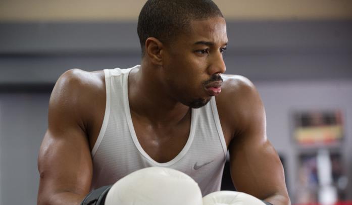 Michael B. Jordan in una scena di Creed - Nato per combattere
