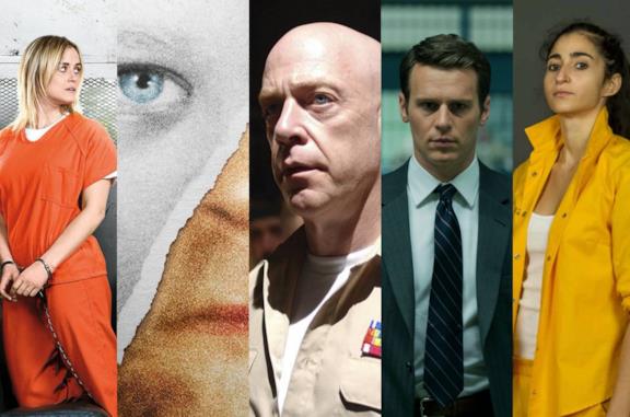 Collage di foto da serie consigliate ai fan di Prison Break