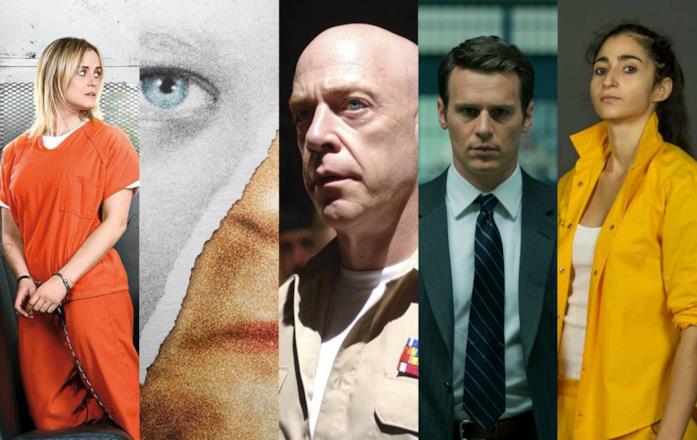 Collage di foto da serie consigliate ai fan di Prison Break