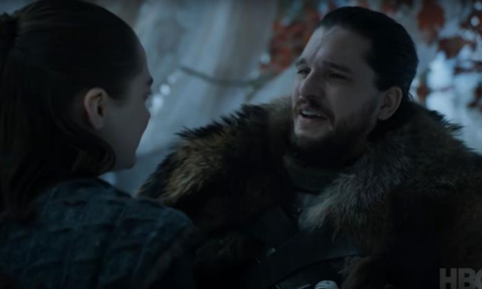 Jon e Arya GoT 8: Jon e Arya