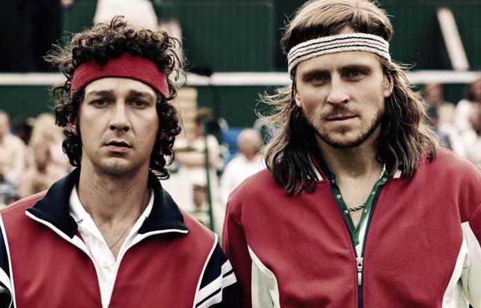 Il poster ufficiale del film Borg McEnroe