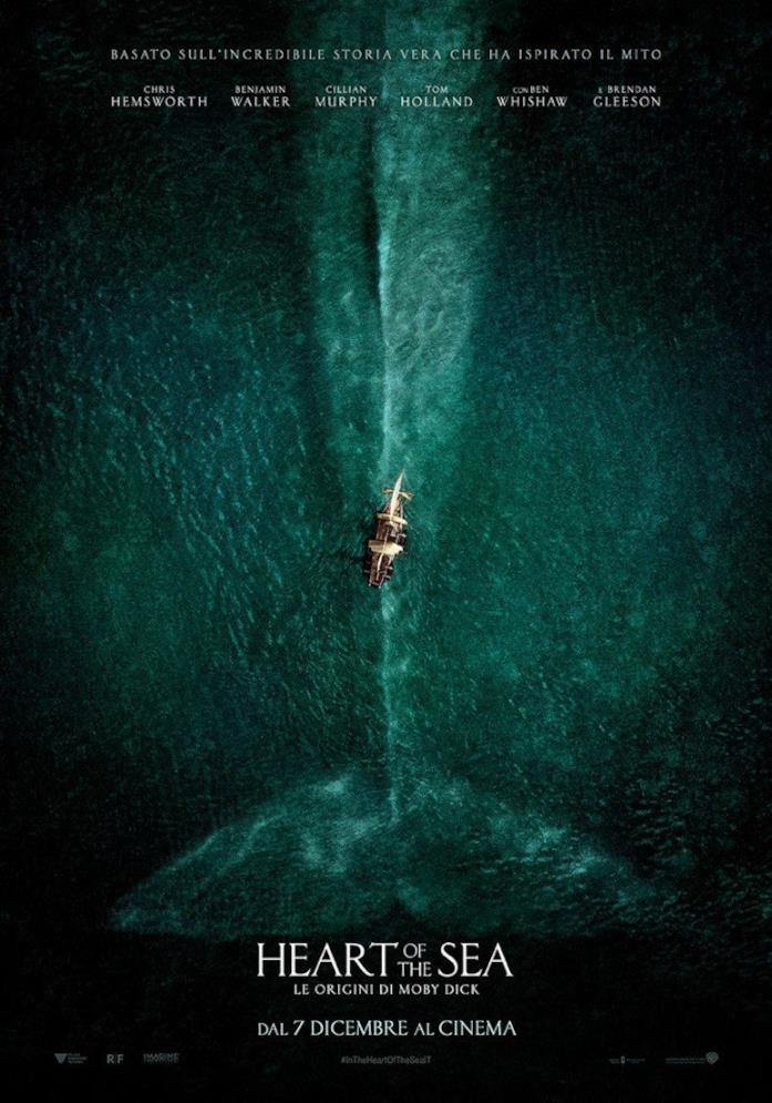 Il poster italiano di Heart of the sea - Le origini di Moby Dick Heart of the sea - Le origini di Moby Dick